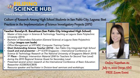 Science Investigatory Projects — Filipino Science Hub.